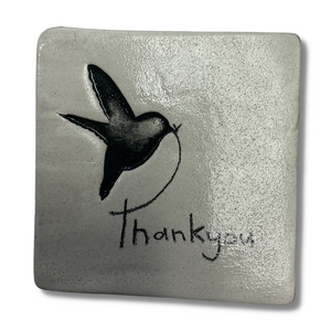 Thank you Square Ceramic Tile