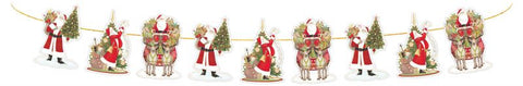 Christmas Garland - Santa Live Wires