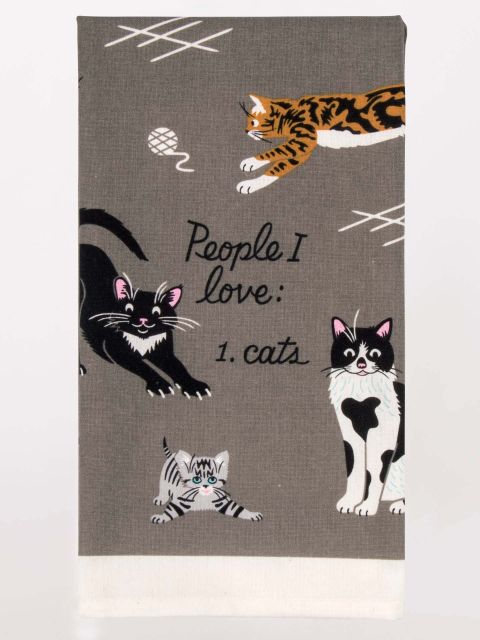 People I Love: Cats Tea Towel