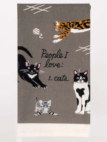 People I Love: Cats Tea Towel