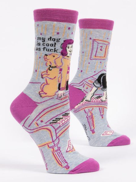 My Dog is Cool as Fuck Crew Socks