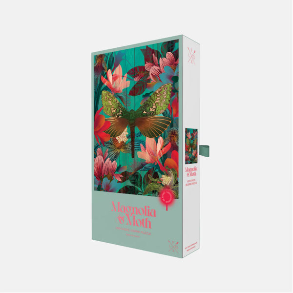 Magnolia & Moth 1000 pce Puzzle by Flox