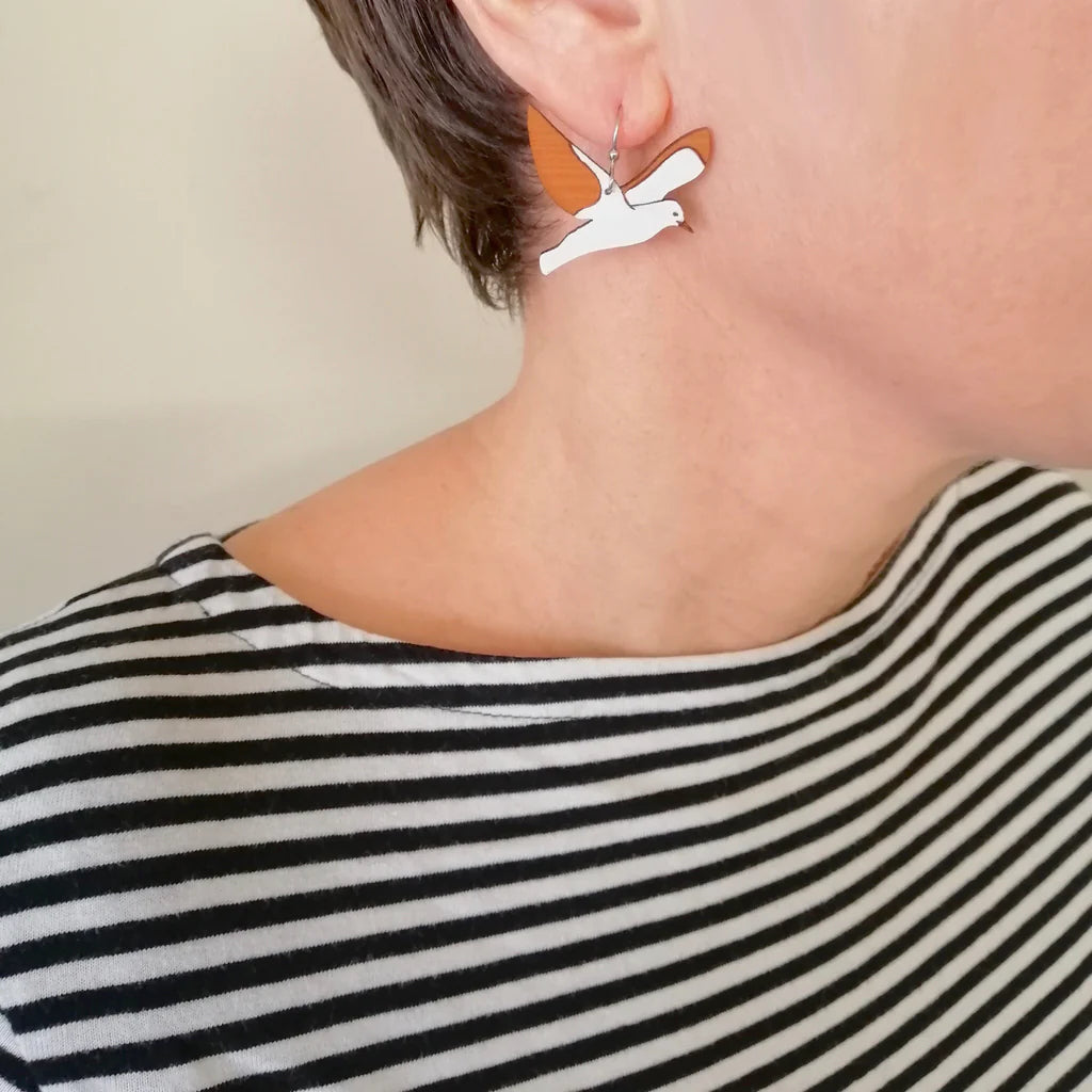 Seagull Rimu Earrings Earrings Natty