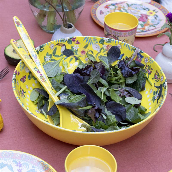 Frida Kahlo Melamine Salad Bowl Salad Bowl La La Land