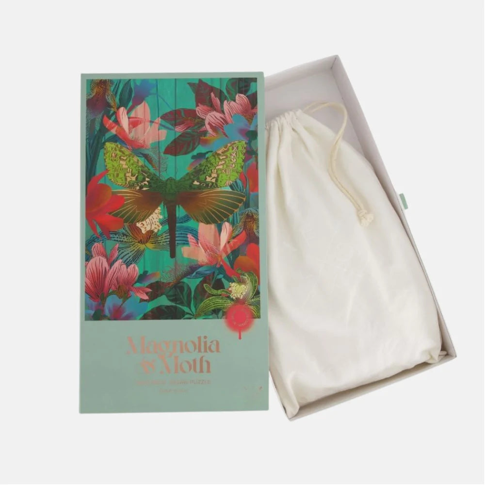 Magnolia & Moth 1000 pce Puzzle by Flox