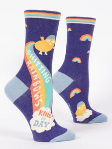 Shitting Rainbows Crew Socks