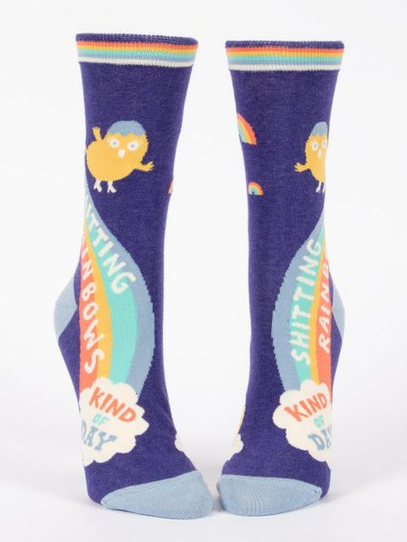 Shitting Rainbows Crew Socks
