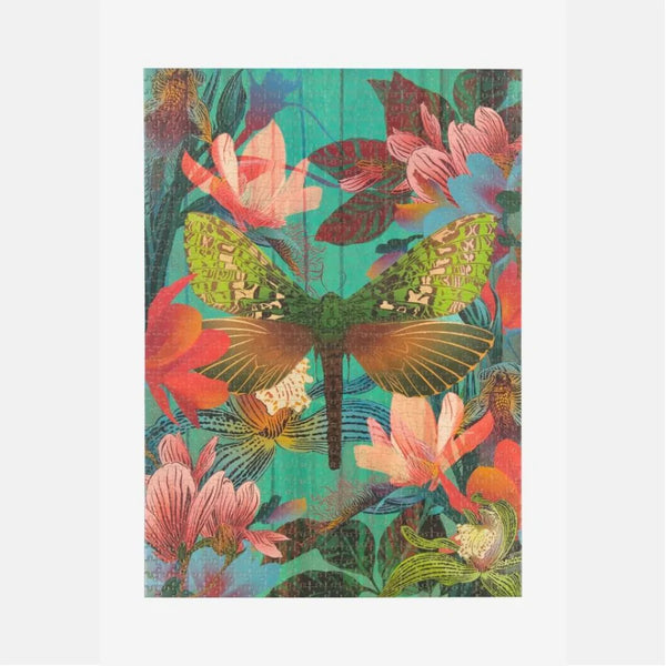 Magnolia & Moth 1000 pce Puzzle by Flox