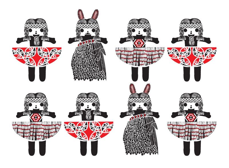 Card - Red Dress Up Rua Penny Stotter - Red Dress Up Rua Greeting Card Penny Stotter
