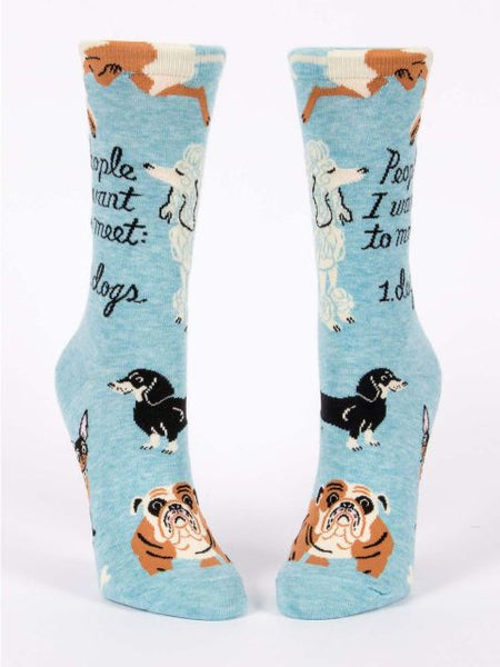 People I Want to meet: Dogs Crew Socks