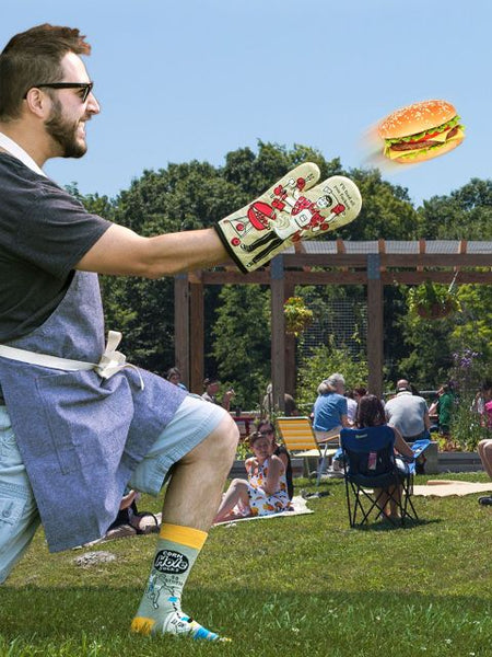 I'll feed all you fuckers - Oven Mitt - BlueQ - Design Withdrawals