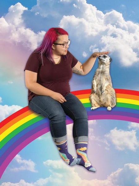 Shitting Rainbows Crew Socks