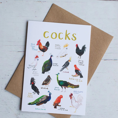 Card - Cocks