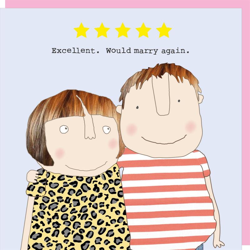 Card - Five Star Love Greeting Card Rosie Made A Thing
