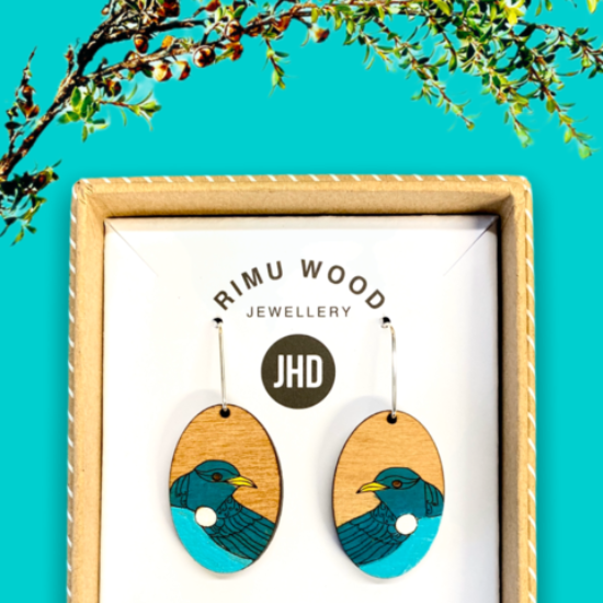 Tui Rimu Earrings