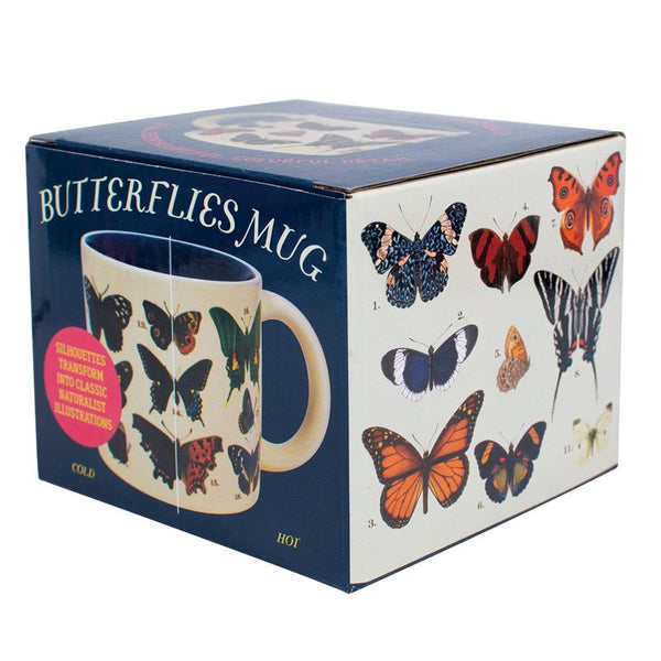 Butterflies - Disappearing Mug Heat Reactive