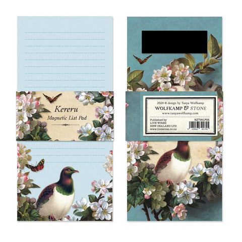 Magnetic List Pad - Kereru