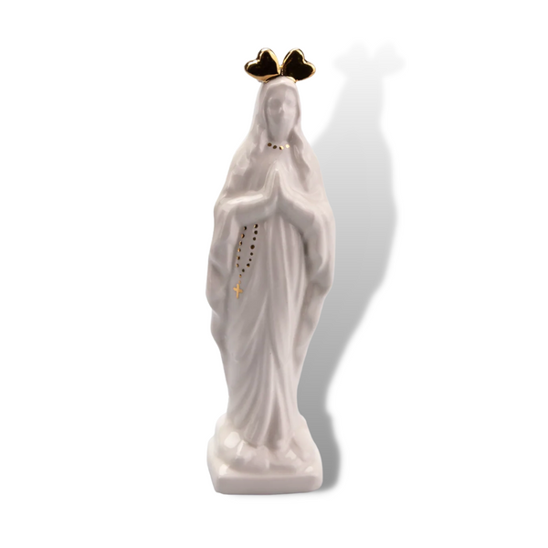 Madonna With Two Hearts Porcelain Figurine