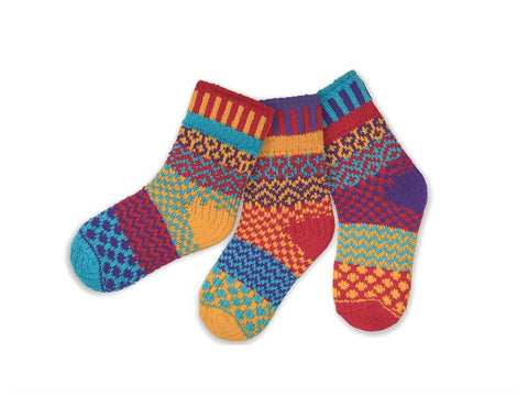 Solmate Socks- Kids Firefly Set of 3 Socks