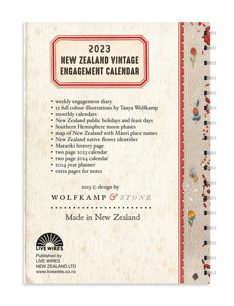 New Zealand 2023 Engagement Calendar