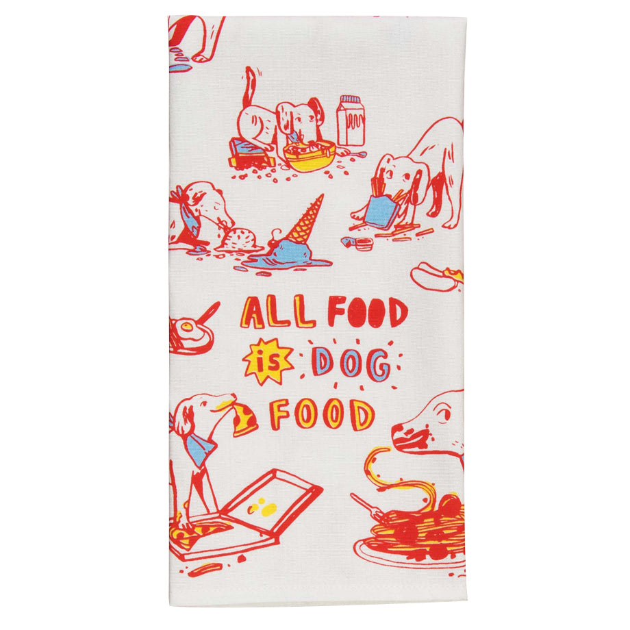 All Food is Dog Food - Tea Towel - BlueQ - Design Withdrawals