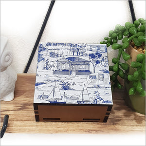 Small Trinket Box: Villa+ Landscape