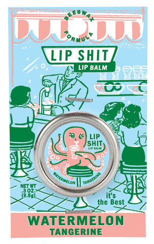 Lip Shit -Watermelon Tangerine Lip Balm BlueQ