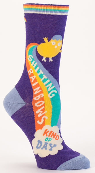 Shitting Rainbows Crew Socks