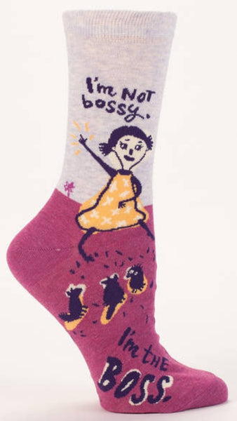 Socks - I'm Not Bossy - BlueQ - Design Withdrawals