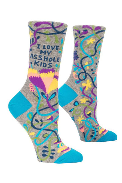 Love My Asshole Kids Crew Socks