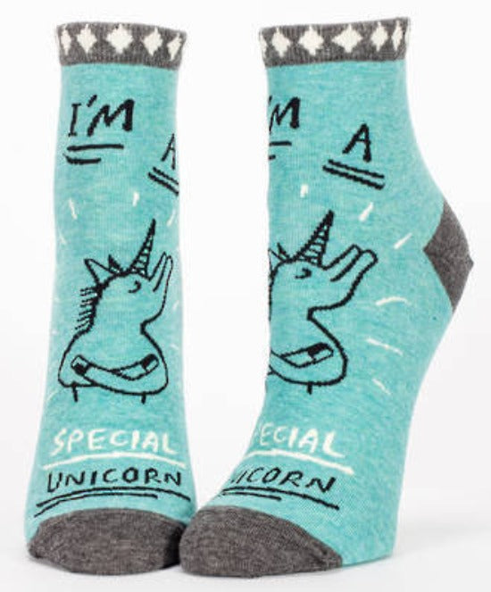 Socks Ankle - Special Unicorn - BlueQ - Design Withdrawals