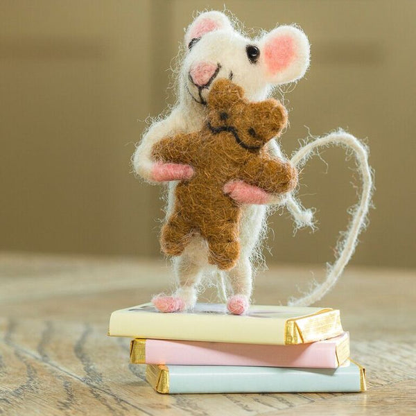 Baby Mouse with Bear - Design Withdrawals - Design Withdrawals
