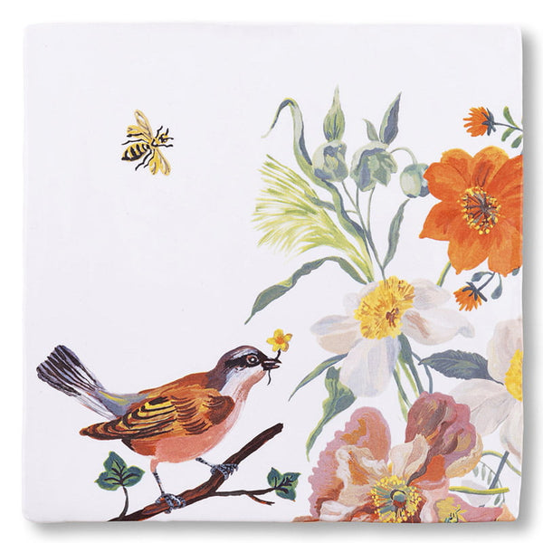 Birds and the Bees Ceramic Tile