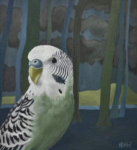 Ethyl Budgie Art Print