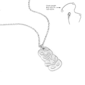 Silver Hei Tiki Necklace Necklaces Little Taonga