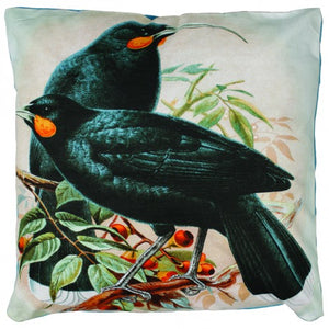 Huia Bird Cushion Cover - Design Withdrawals - Design Withdrawals