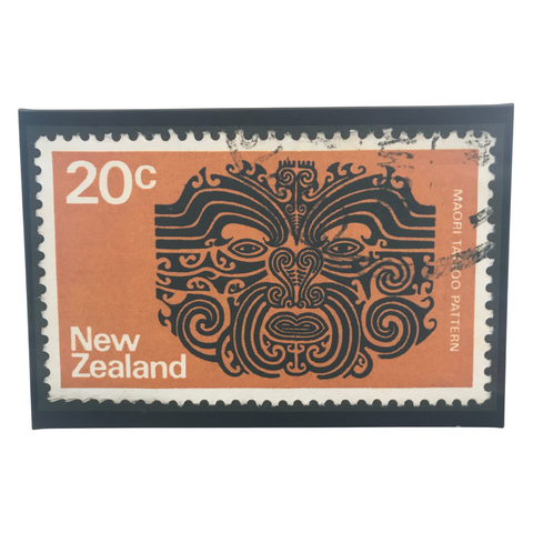 Canvas Print - 20c New Zealand Stamp Canvas Print Design Withdrawals