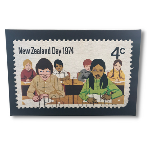 Canvas Print -  1974 New Zealand Day Stamp