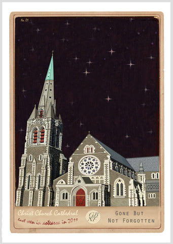 Christchurch Cathedral - Art Print - Marika Jones - Design Withdrawals