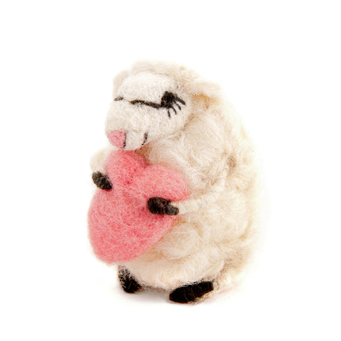Loving Lottie Sheep Felt Sheep Sew Heart Felt