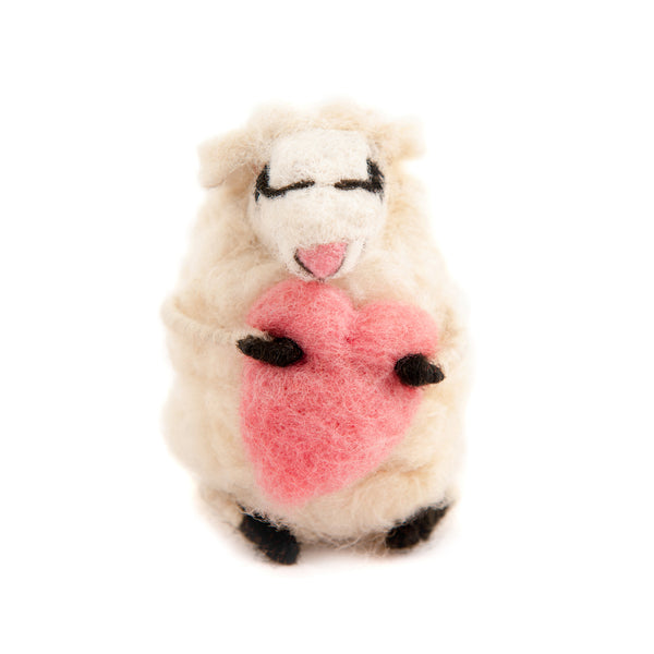 Loving Lottie Sheep Felt Sheep Sew Heart Felt