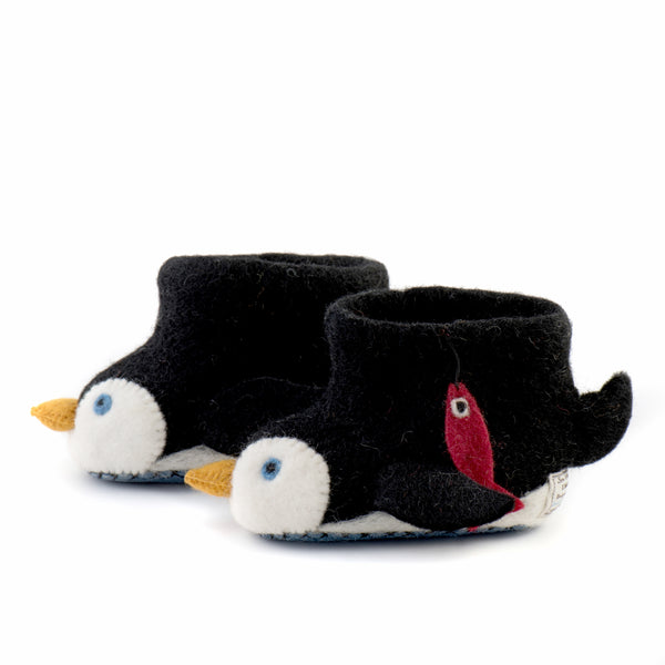 Pete Penguin Children Slippers