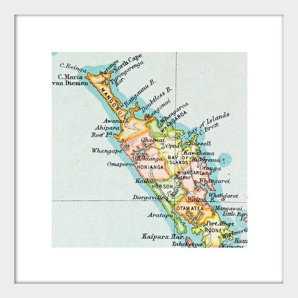 Northland - Vintage Map Print - Design Withdrawals - Design Withdrawals