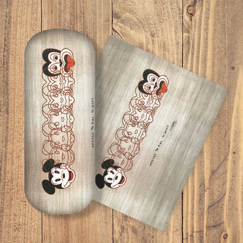 Glasses Case and Lens Cloth Set - Mickey to Tiki