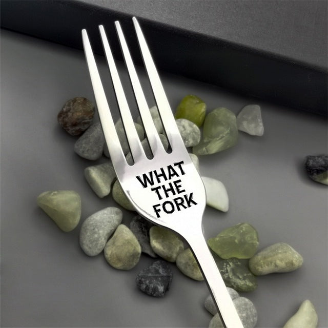 Engraved Fork - What The Fork Fork Design Withdrawals