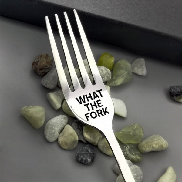 Engraved Fork - What The Fork Fork Design Withdrawals
