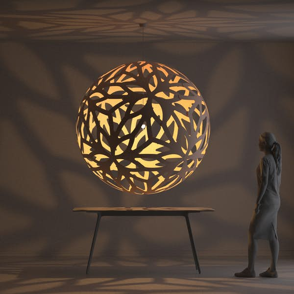 David Trubridge - Floral Pendant Light