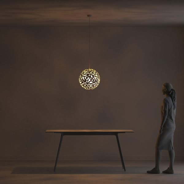 David Trubridge - Floral Pendant Light