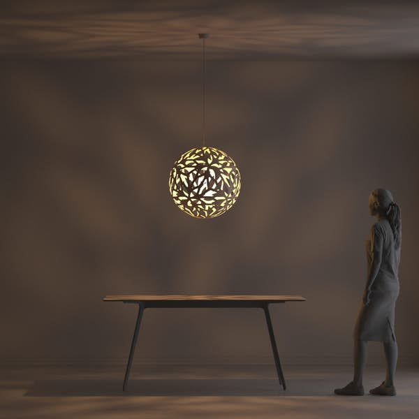 David Trubridge - Floral Pendant Light