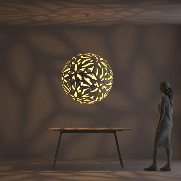 David Trubridge - Floral Pendant Light